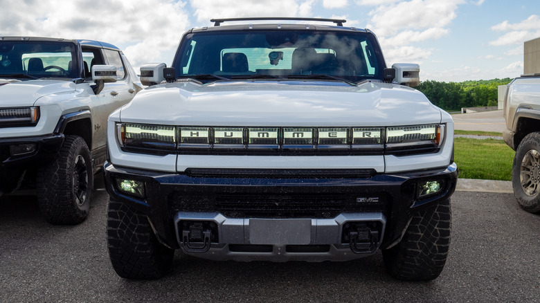 2021 GMC Hummer EV parked