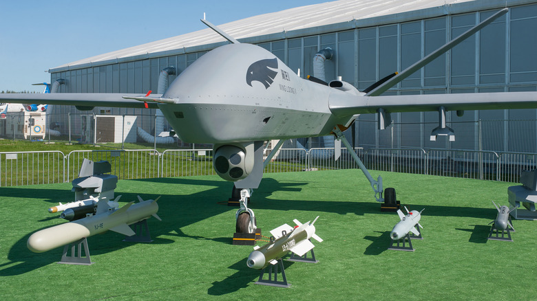 Chinese UAV Wing Loong II display