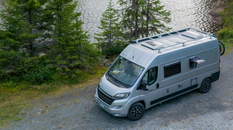 Camper van in Norway