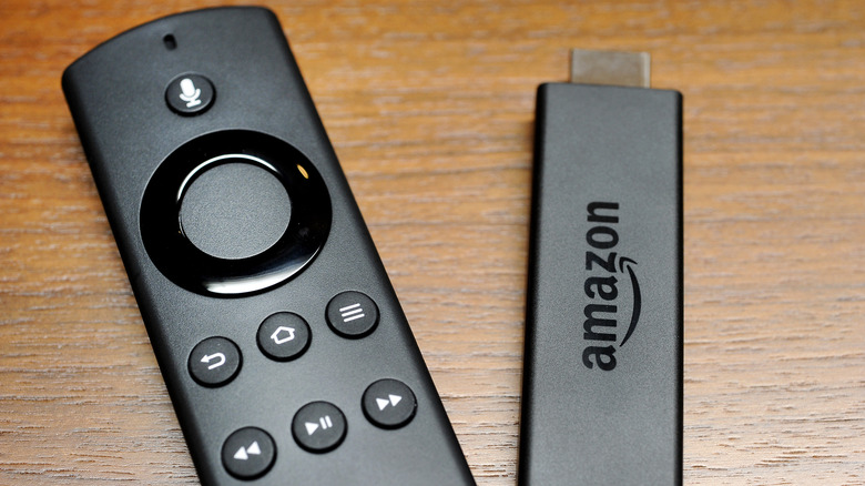 Fire TV Stick and remote