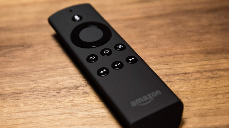 Fire TV remote closeup