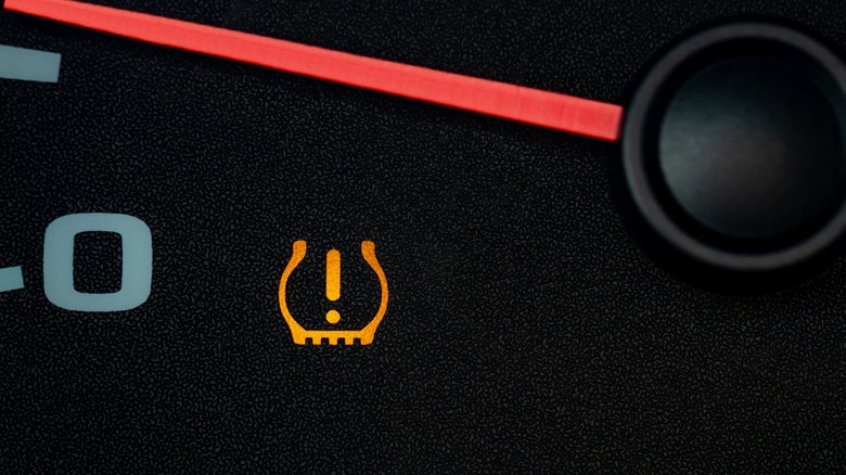 Tire pressure light on dash